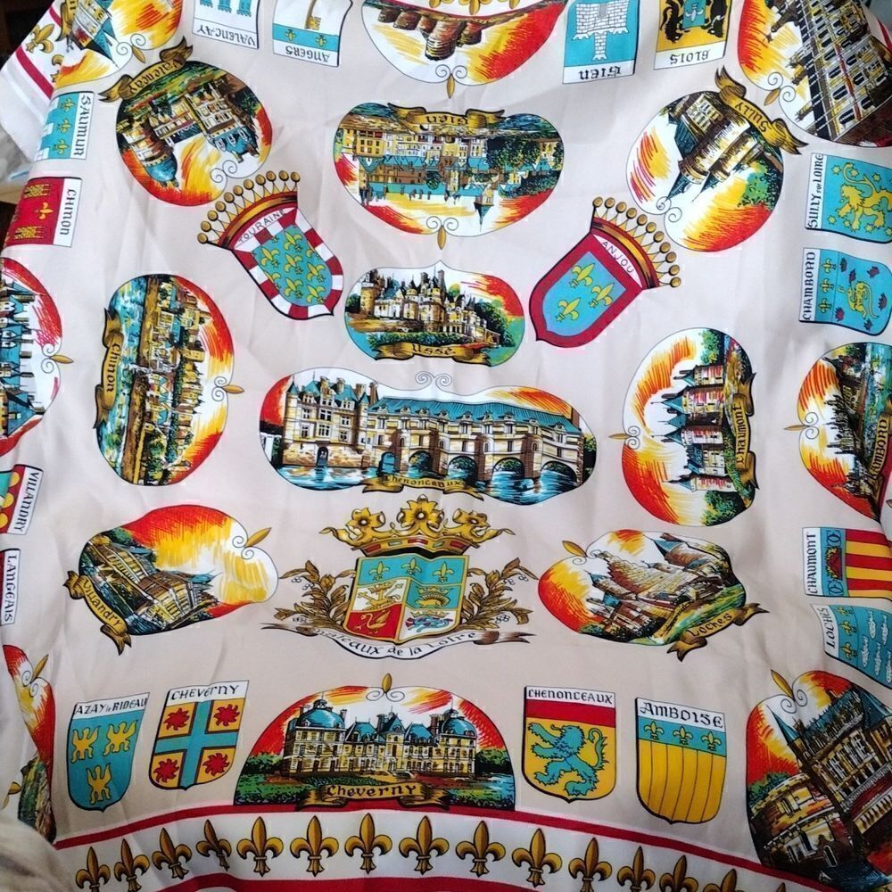 Vintage souvenir scarf
